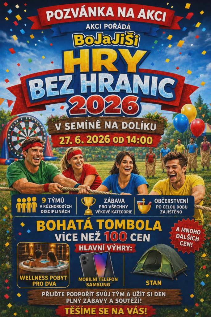 Plakát hry bez hranic